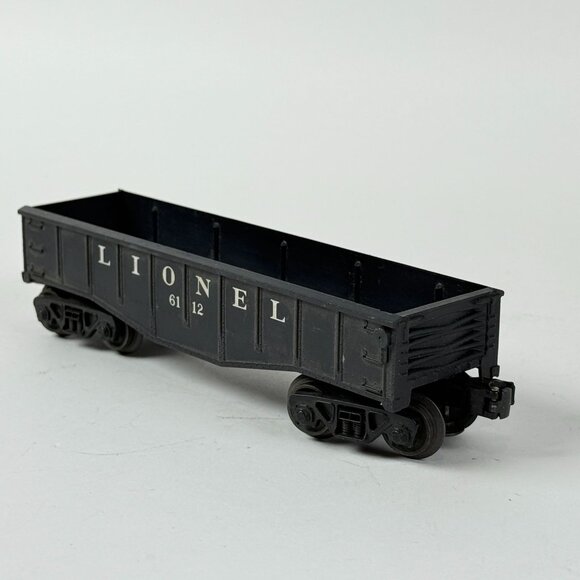 Vintage Lionel 0/027 Gauge 6112 Model Railroad Black Gondola Train Car - Picture 4 of 5
